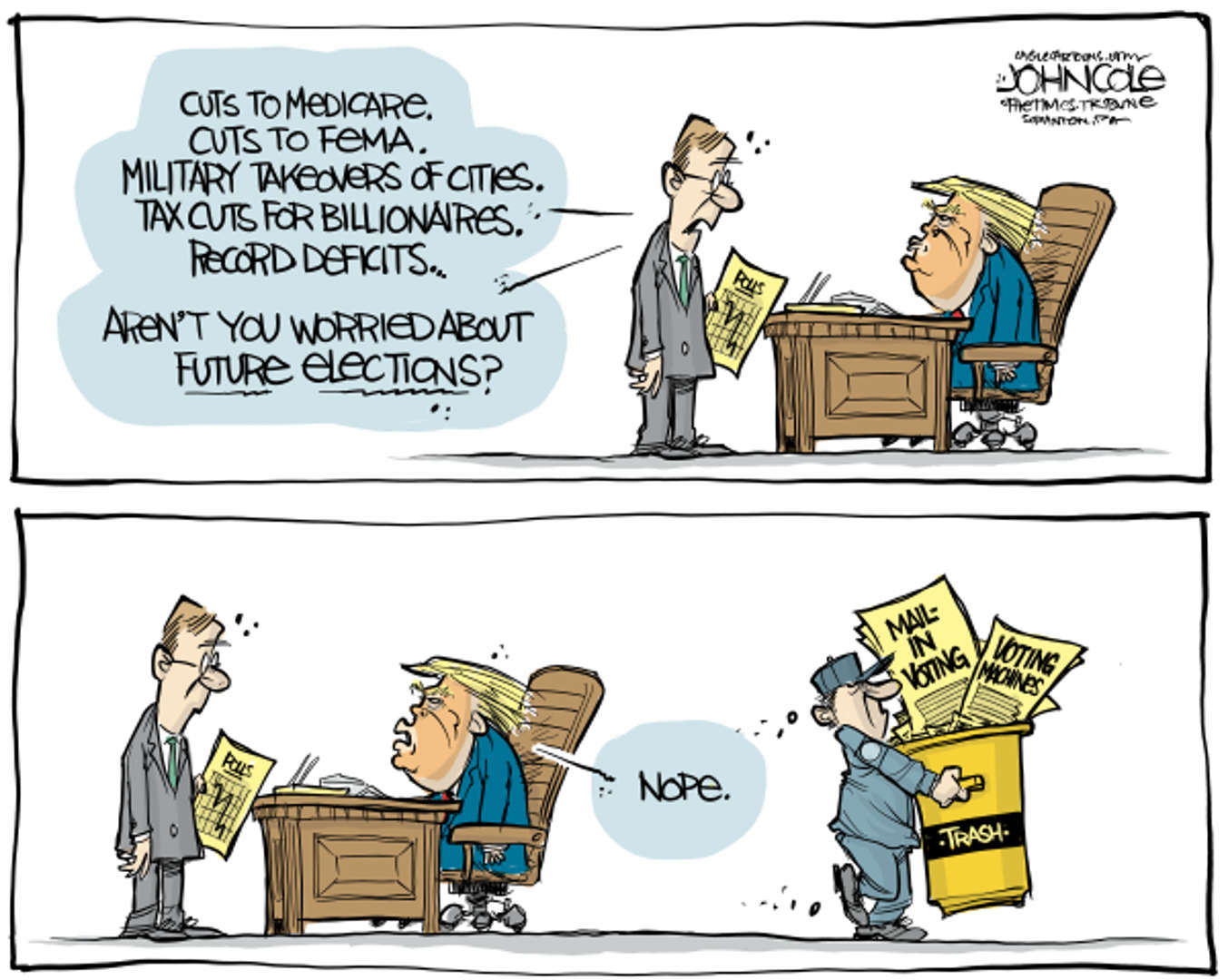 Worried aboutmail-in voting.